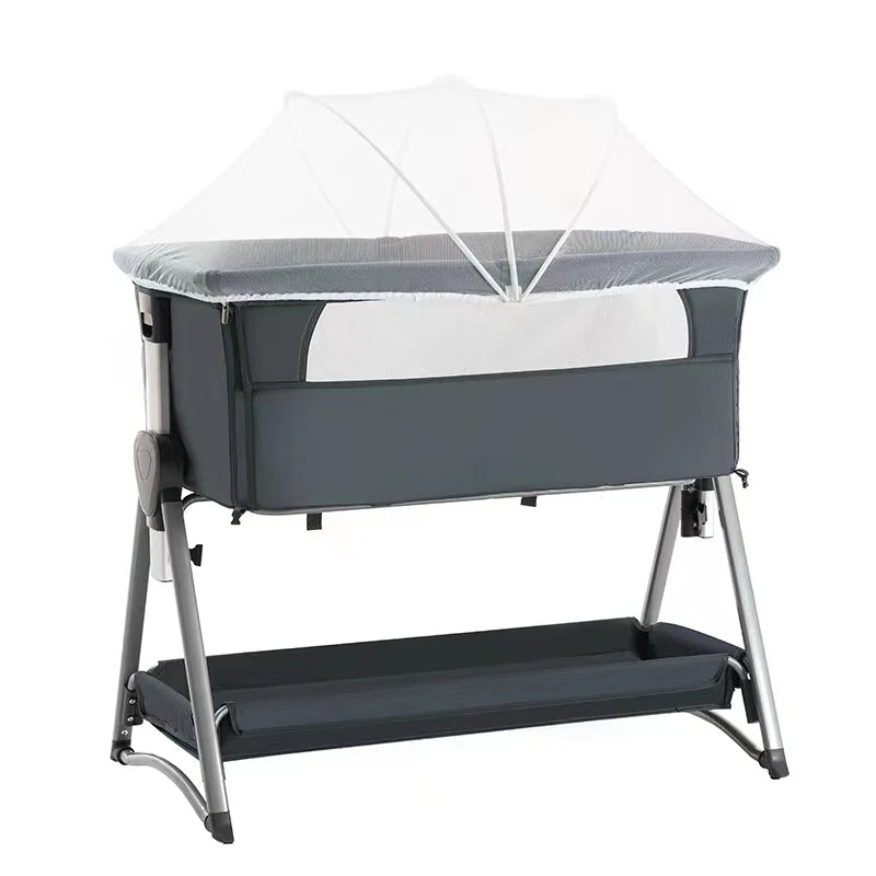 Beside Sleeper for Baby,Foldable Travel Cribs,Rocking Bassinet,Portable Baby Bassinet,Infant Co-sleeper Suit 0-6M