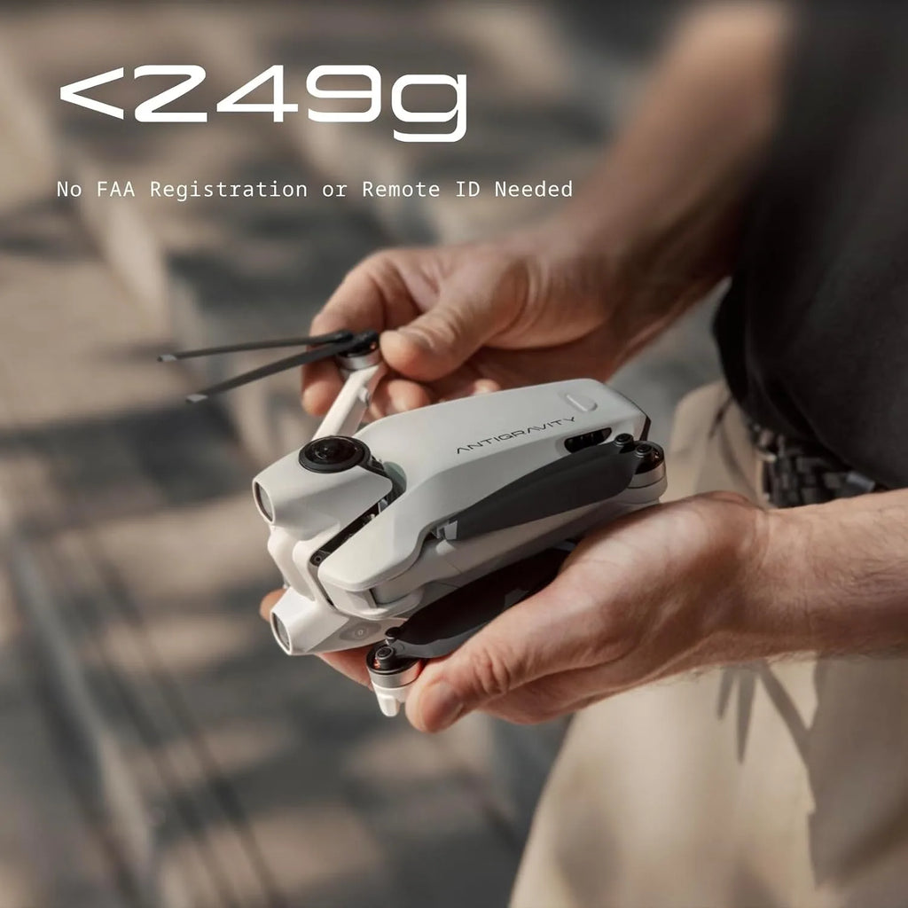 Insta360 Antigravity A1 Explorer Bundle (3 Batteries) 8K 360 Camera Drone, 10km Control, Auto Return, Foldable 249g