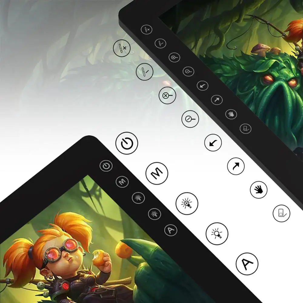 Gaomon PD2200 Graphics Tablet 21.5 Inch Screen Anti-Glare Drawing Display with 8 Touch Keys