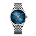 AGELOCER Original Budapest Watch Steel Strap Men's Business Dress Big Calendar Automatic Mechanical Watch Birthday Gift for Men