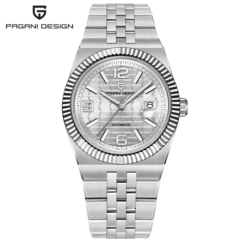 2026 PAGANI DESIGN New 3D Rhombus 40mm Dial Watch Luxury Mechanical Japan Movt Man watch Sapphire Waterproof All Steel Men watch