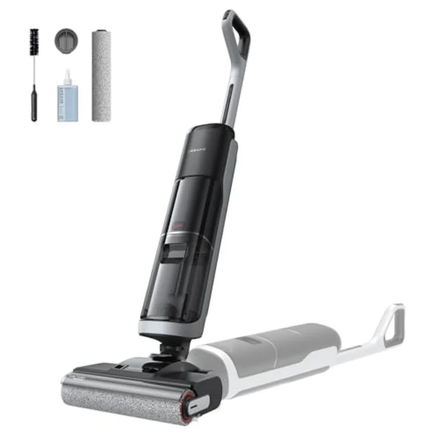 H14 Cordless Vacuum Mop 180 Lie-Flat Wet Dry Vacuum Cleaner with 140F Brush Washing and Fast Hot Air Drying in 5 Mins Smart Har