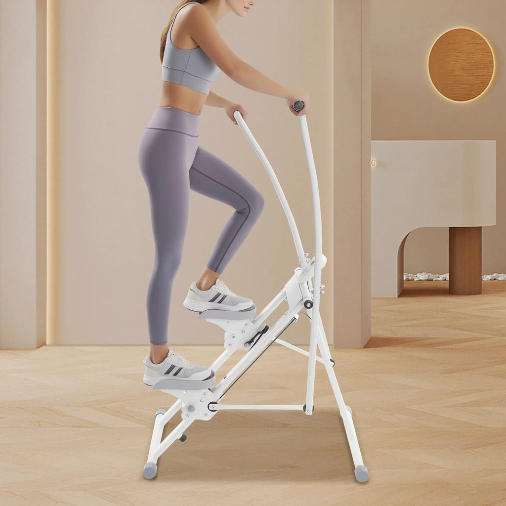 Stair Stepper Office Home Gym Vertical Exercise Climber 100kg/220 lbs Load For Full-Body Workout