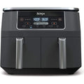 6-in-1 Dual Zone 8-Quart Air Fryer - 2 Baskets, Smart Finish, Match Cooking, Roast, Bake, Reheat, Dehydrate