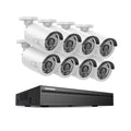 SANNCE 16CH 5MP HD POE Network Video Security System H.265+ NVR 30M EXIR Night Vision IP Camera CCTV Security Protection 2.8MM