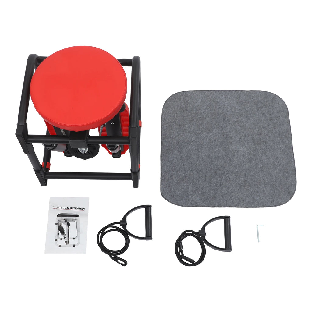 Mini Sport Stepper, Multi-Function Stepper with Seat, Resistance Bands & Anti-Slip Mat, Home Workout Equipment, Max Load 150kg
