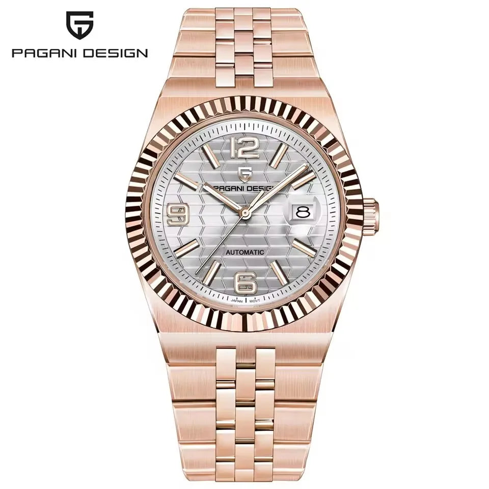 2026 PAGANI DESIGN New 3D Rhombus 40mm Dial Watch Luxury Mechanical Japan Movt Man watch Sapphire Waterproof All Steel Men watch