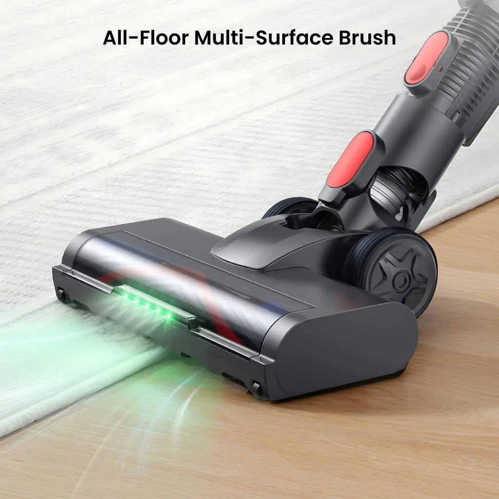 Yaber L10 Cordless Vacuum Cleaner Lightweight Stick Vacuum with LED Display Telescopic Wand Self-Standing for Carpet Hard Floor