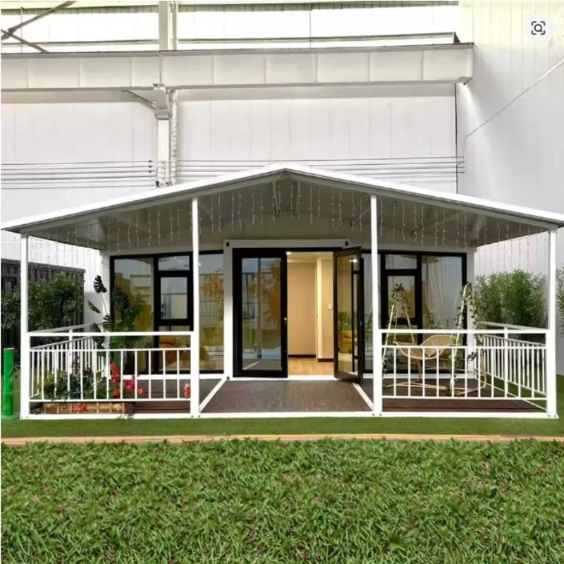 Customized Portable Triangle A Frame Cabin House Modular Tiny Home Wooden Luxury Outdoor Living Manufacturer Direct Sales