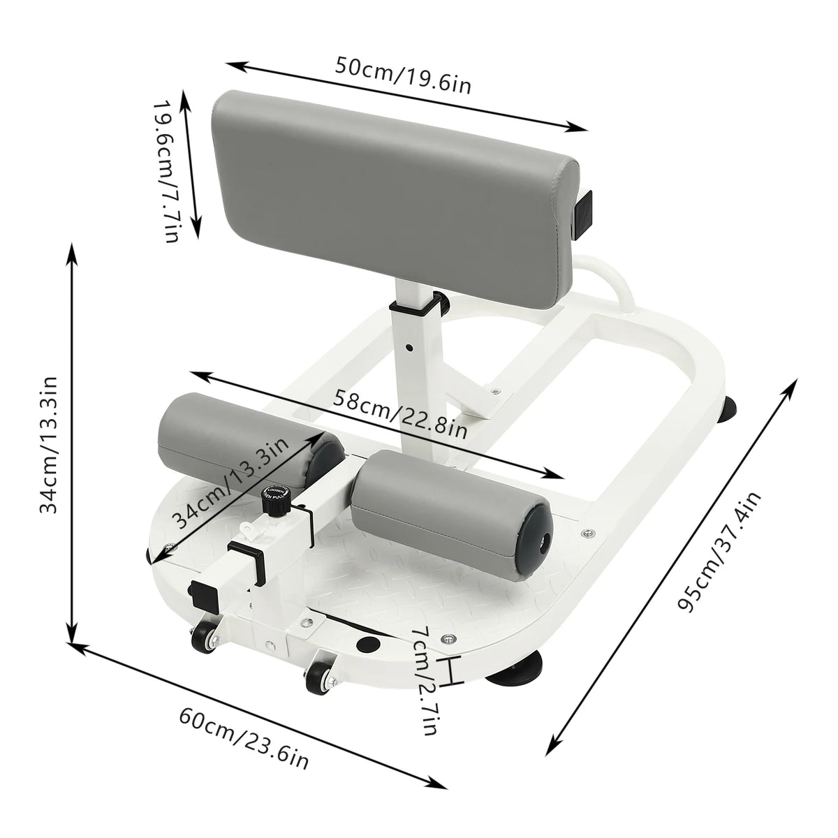 Multi-Function Deep Squat Bench Home Gym Workout Station Leg Exercise Machine Multifunctional Fitness Equipment