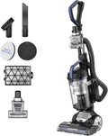 Powerful Upright Vacuum Cleaner for Carpets and Hard Floors, Dual Cyclone Suction, Swivel Steering, Anti-Tangle Brush