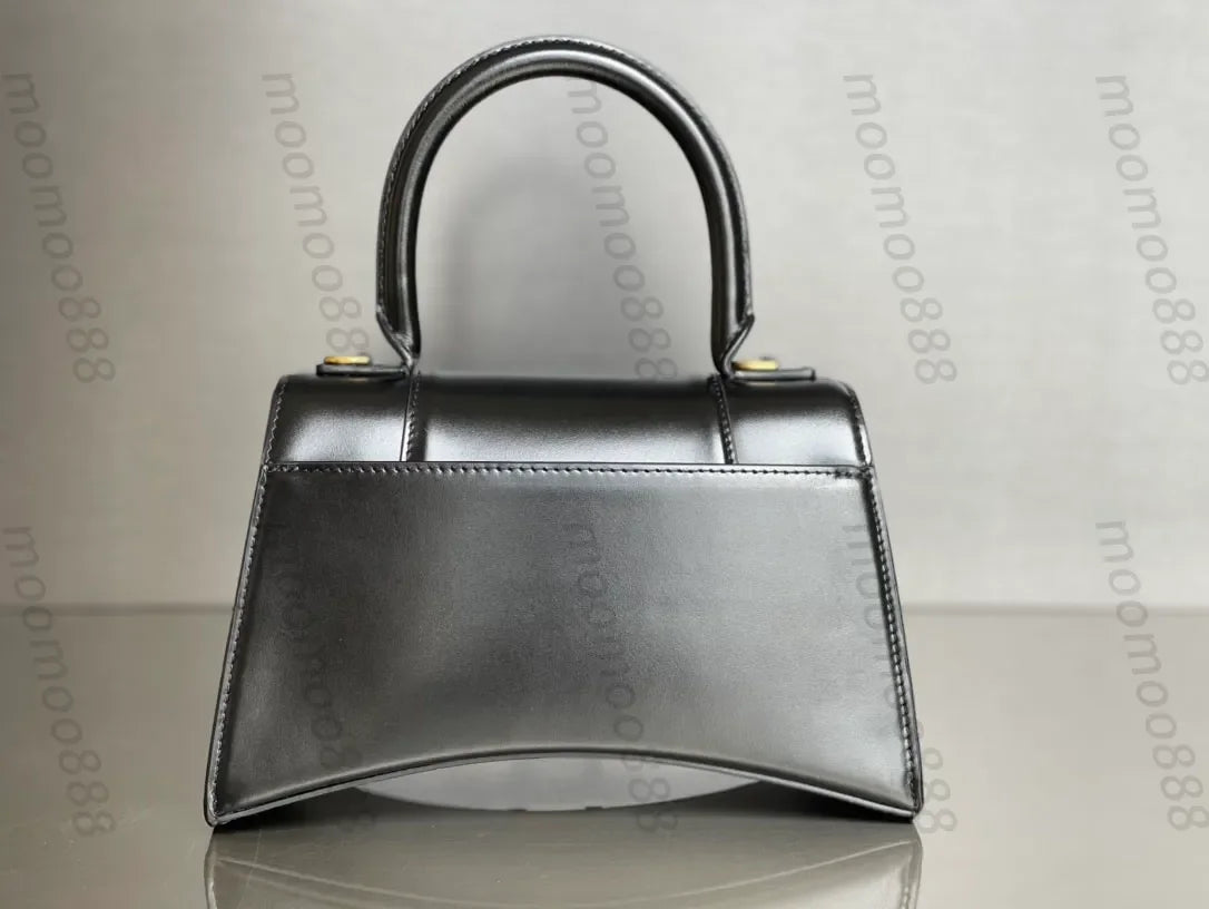 12A All-New Mirror Quality Designer Small Hourgalss Bags Womens Luxurys Genuine Leather Handbags Flap Gold Bag Purse Crossbody B