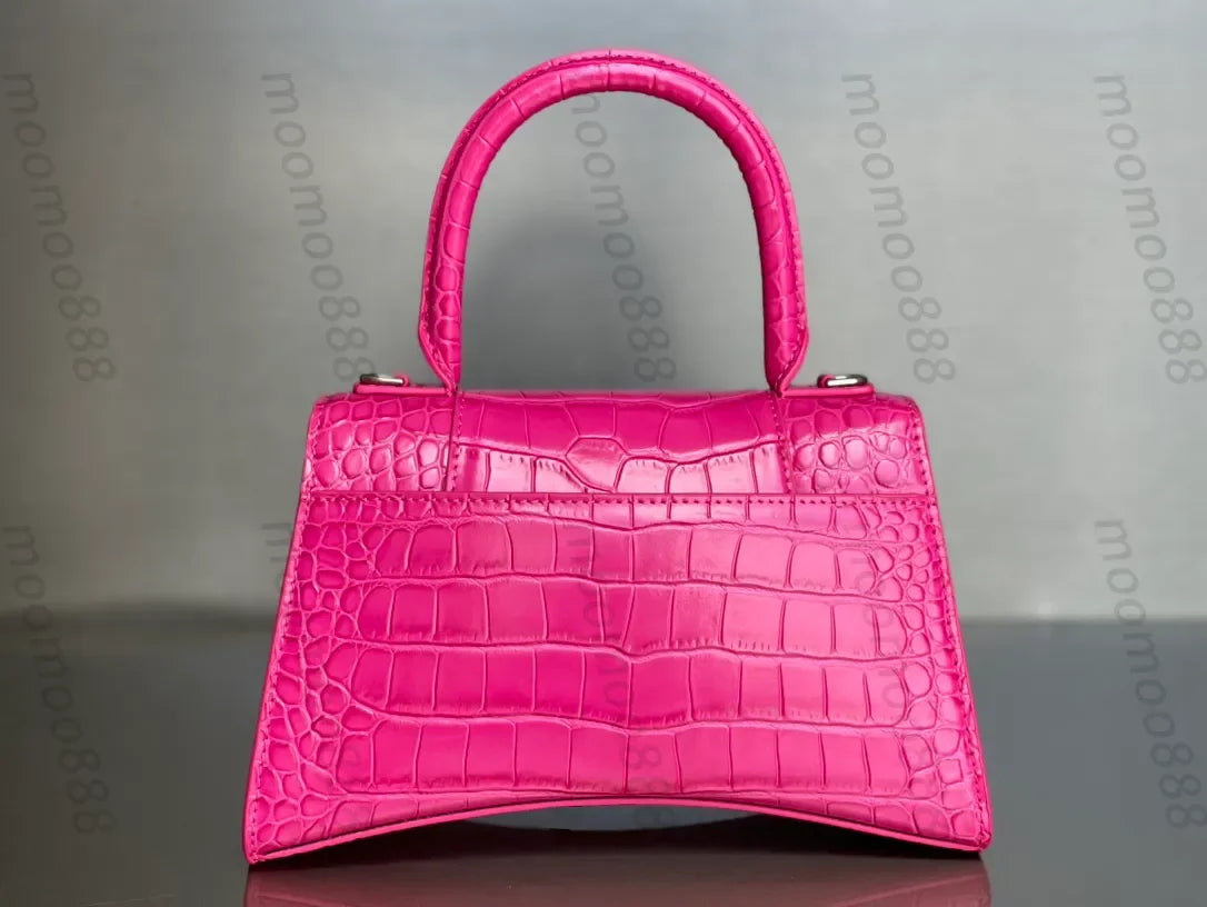 12A All-New Mirror Quality Designer Small Hourgalss Bags Womens Luxurys Genuine Leather Handbags Flap Gold Bag Purse Crossbody B