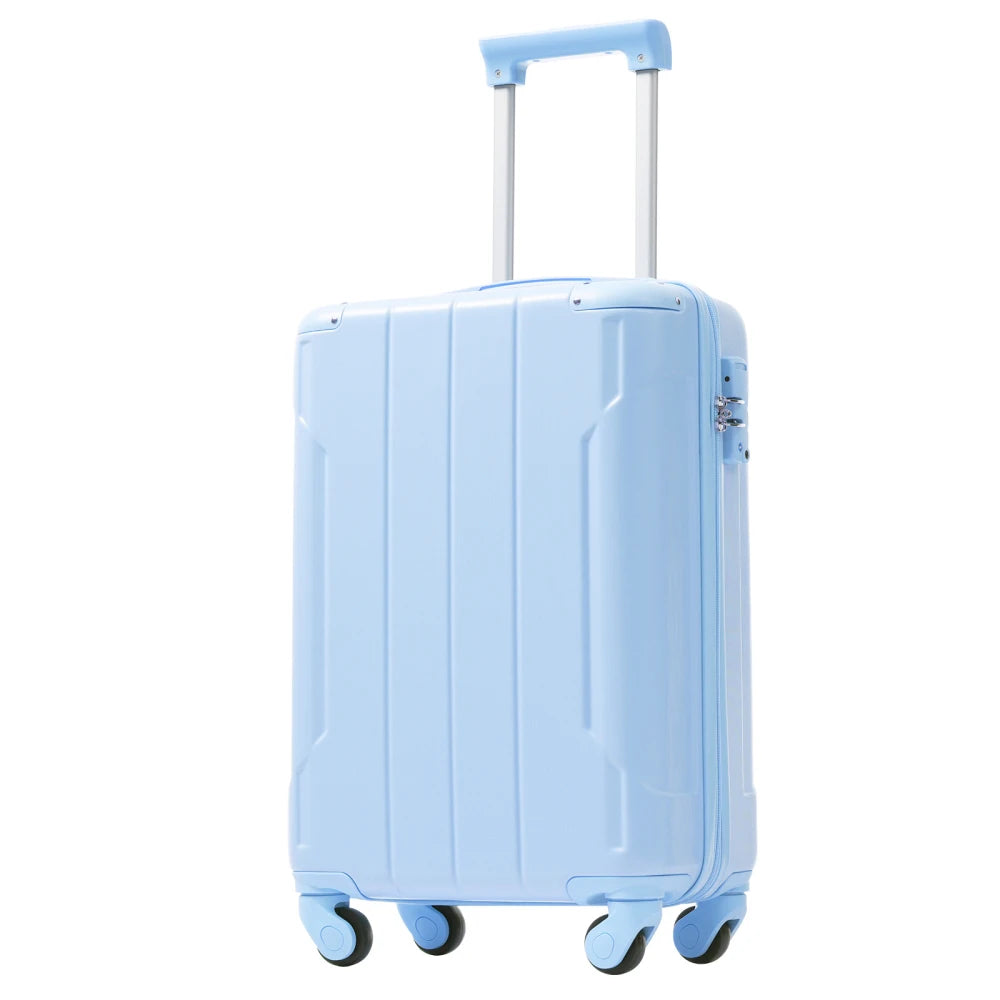 Hardshell Rolling Luggage, Lightweight Durable ABS Suitcase with 360° Spinner Wheel, TSA Lock,  Airline-Approved Travel Carry On