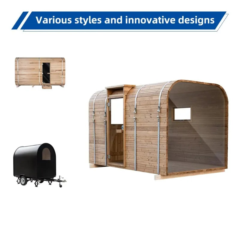 Luxury Prefab Wooden House Ready Made Economical Portable Tiny House Kit with Wheels for Villa Customize