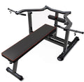 Bench Press Set Chest Press Machine with Independent Converging Arms Adjustable Flat Incline Bench Press with Dumbbell Rack for