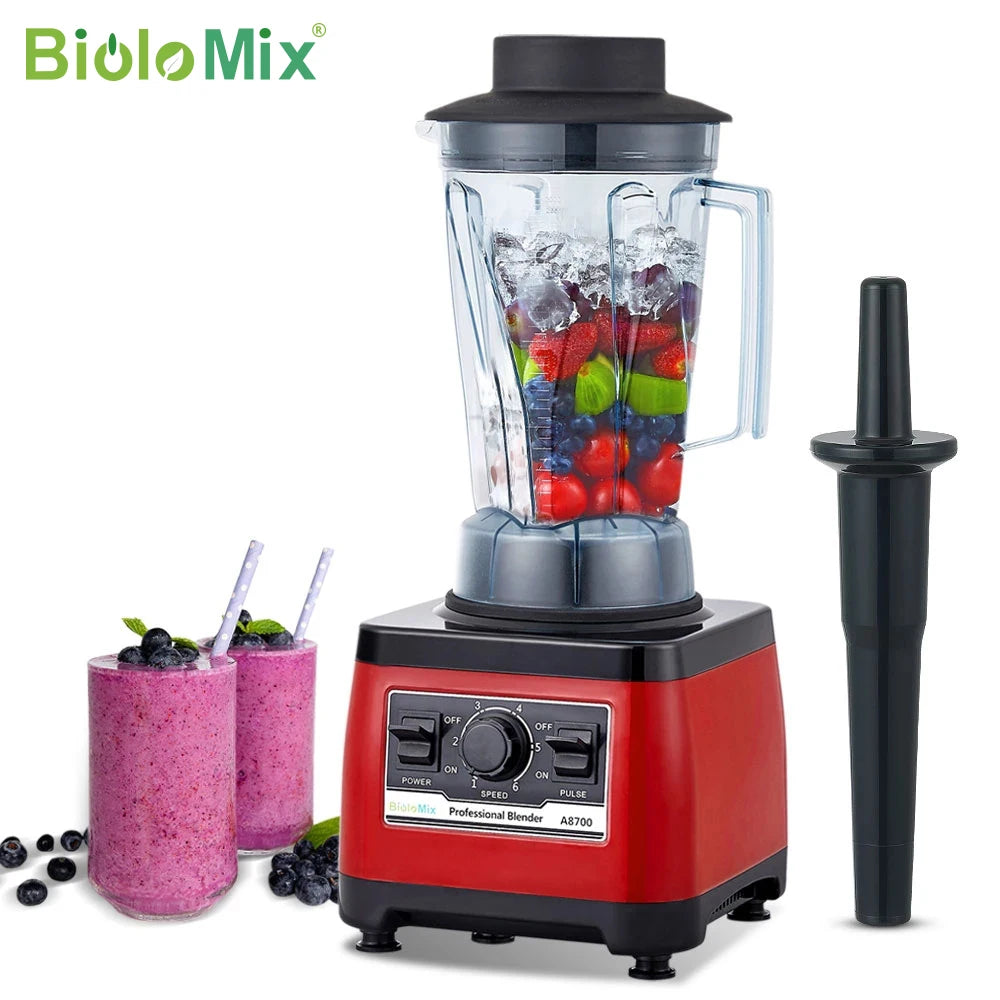 BioloMix【7 Years Warranty】BPA Free Heavy Duty Commercial Grade Blender Professional Mixer Juicer Ice Smoothies Peak 2200W