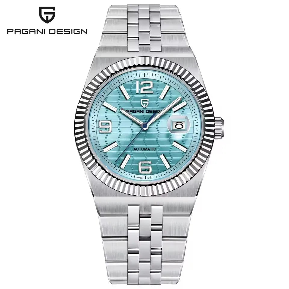 2026 PAGANI DESIGN New 3D Rhombus 40mm Dial Watch Luxury Mechanical Japan Movt Man watch Sapphire Waterproof All Steel Men watch