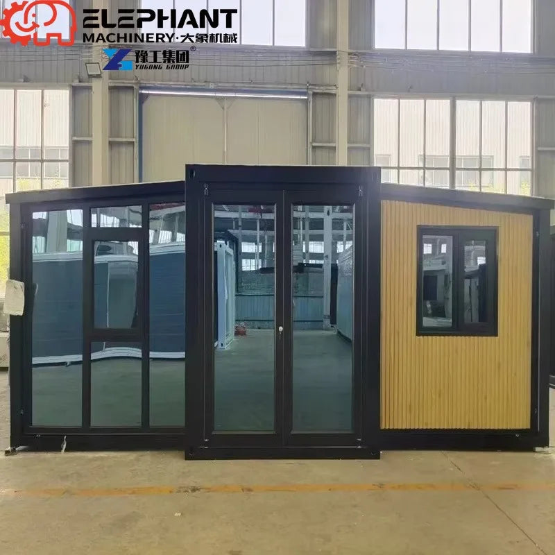 Foldable Expandable Container House 20ft Prefabricated Modular Tiny Home Custom Villa Design
