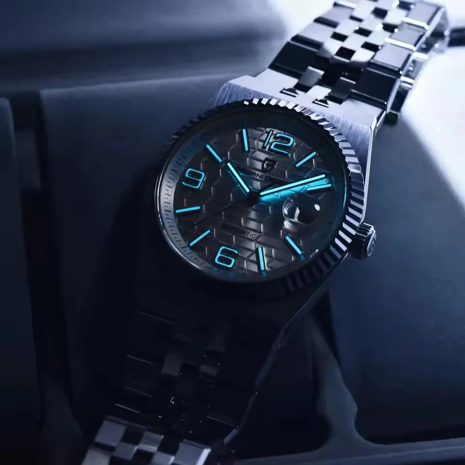 2026 PAGANI DESIGN New 3D Rhombus 40mm Dial Watch Luxury Mechanical Japan Movt Man watch Sapphire Waterproof All Steel Men watch