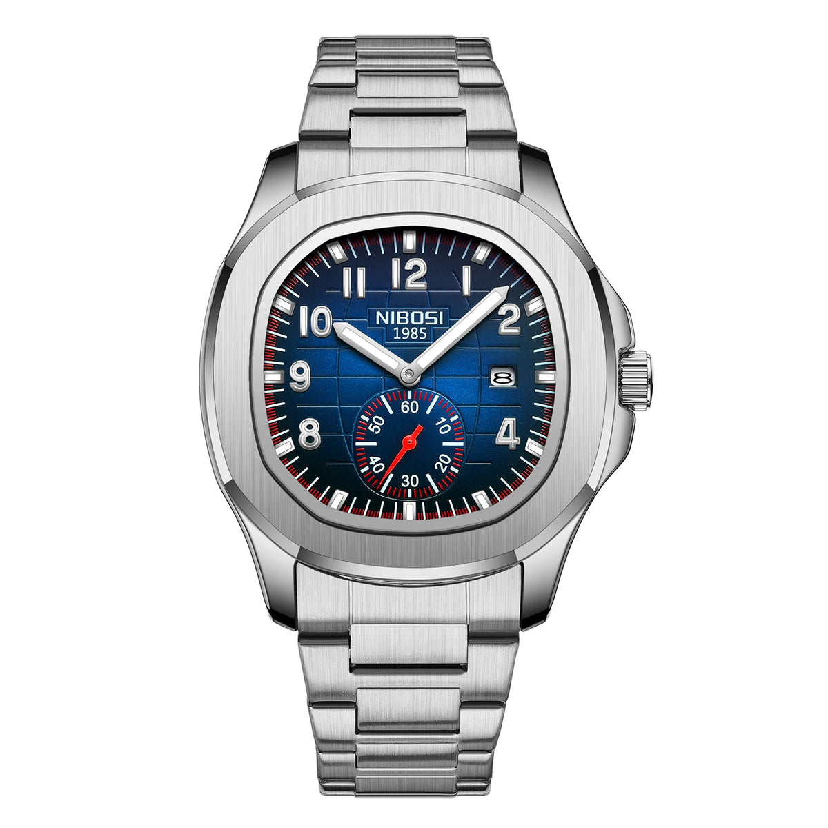 High-quality P-P Model 5711 ETA Automatic Cal. 240 Movement 9.9mm Ultra-thin Stainless Steel Case Sapphire Crystal 5BAR Water