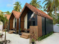 Assembly Sunny Anthracite Grey House A Shape Prefabricated Container House Vacation Type Outdoor Assembly House Easy Handy Room
