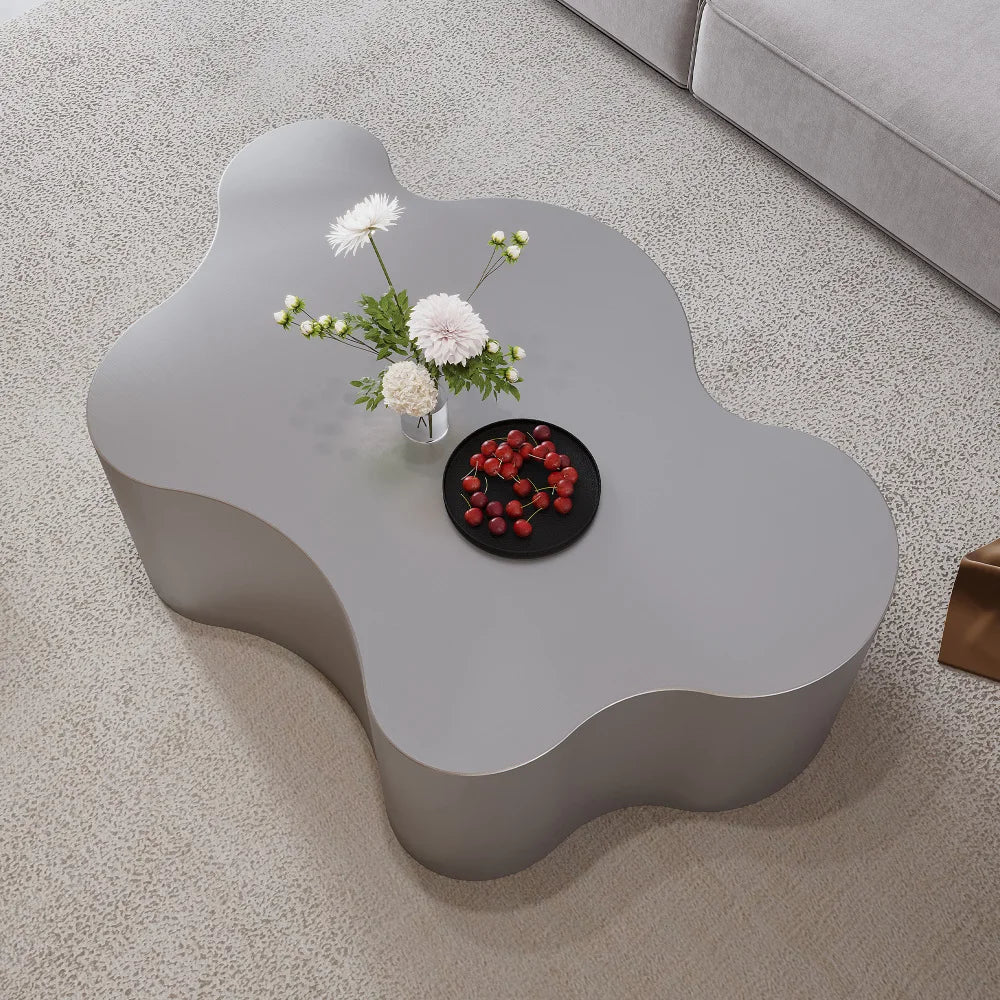 Modern Luxury Stainless Steel Coffee Table Living Room Crown-shaped Center Tea Table Creative Home Decor Living Room Furniture