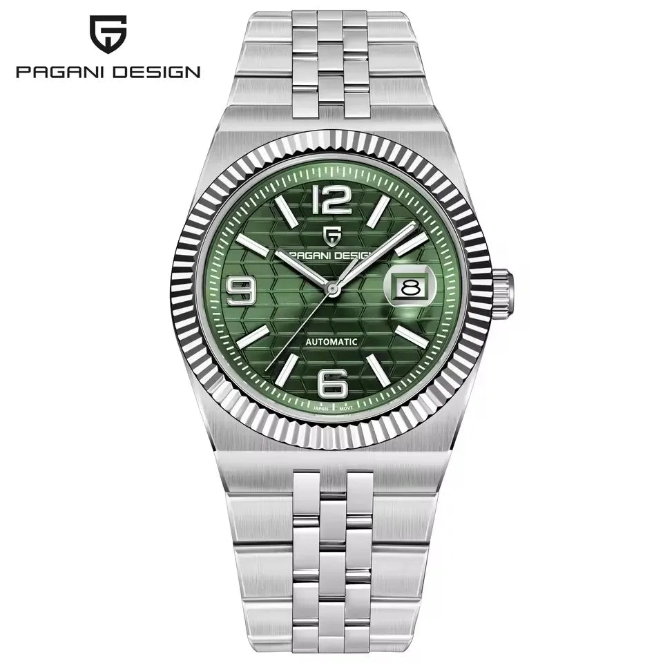 2026 PAGANI DESIGN New 3D Rhombus 40mm Dial Watch Luxury Mechanical Japan Movt Man watch Sapphire Waterproof All Steel Men watch
