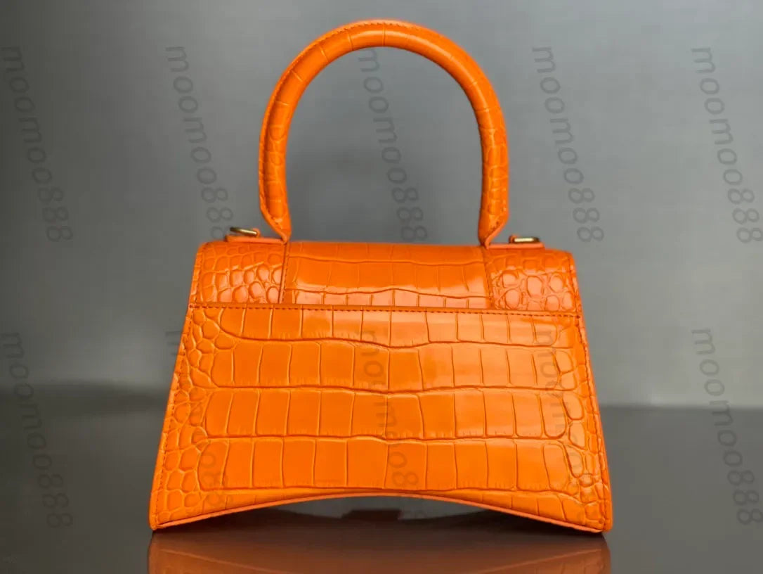 12A All-New Mirror Quality Designer Small Hourgalss Bags Womens Luxurys Genuine Leather Handbags Flap Gold Bag Purse Crossbody B