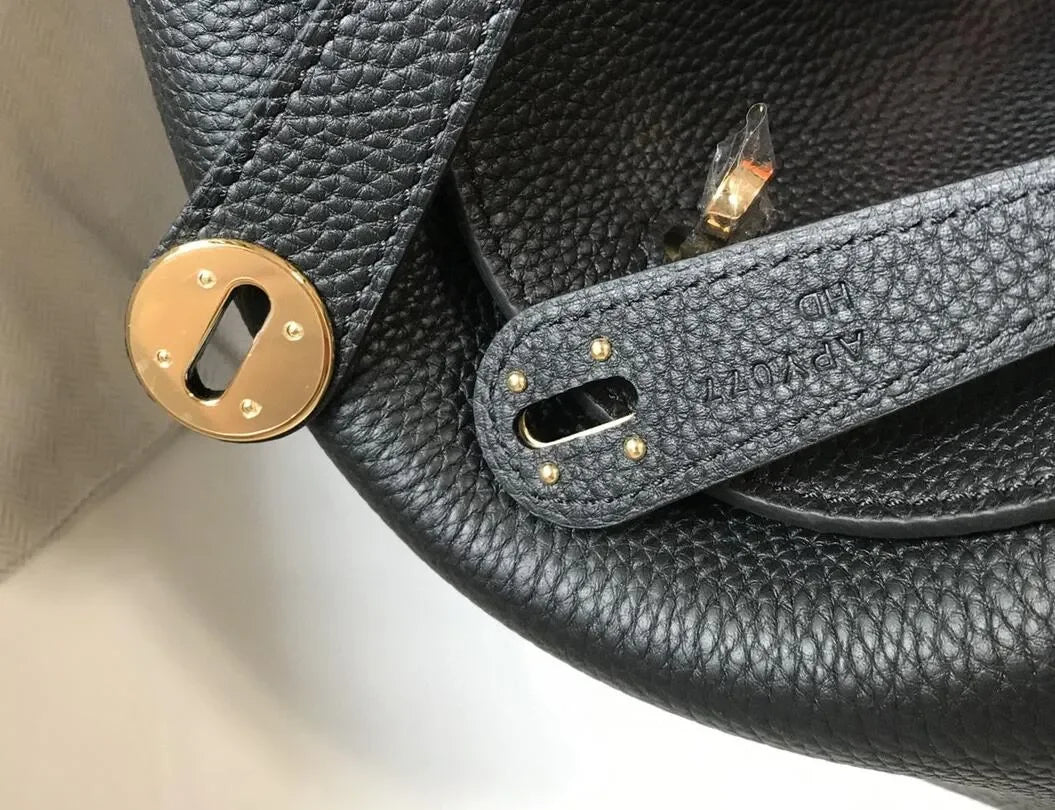 Fashion Bags Totes women's real leather lychee cowhide doctor handbag shoulder purse top craft all TOGO handbags bag 10A size 26