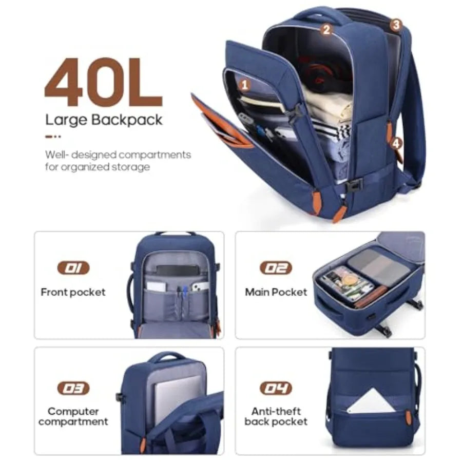 Luggage Sets 3 Piece Carry On Luggage 20In With Spinner Wheels PC Hardside Suitcase Set with TSA Lock Durable Carry On Suitcase