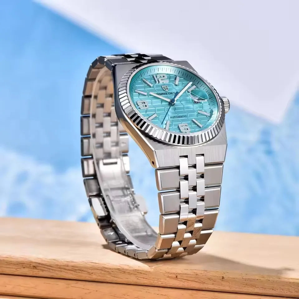 2026 PAGANI DESIGN New 3D Rhombus 40mm Dial Watch Luxury Mechanical Japan Movt Man watch Sapphire Waterproof All Steel Men watch
