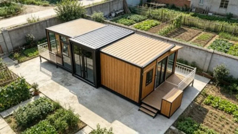 Foldable Expandable Container House 20ft Prefabricated Modular Tiny Home Custom Villa Design