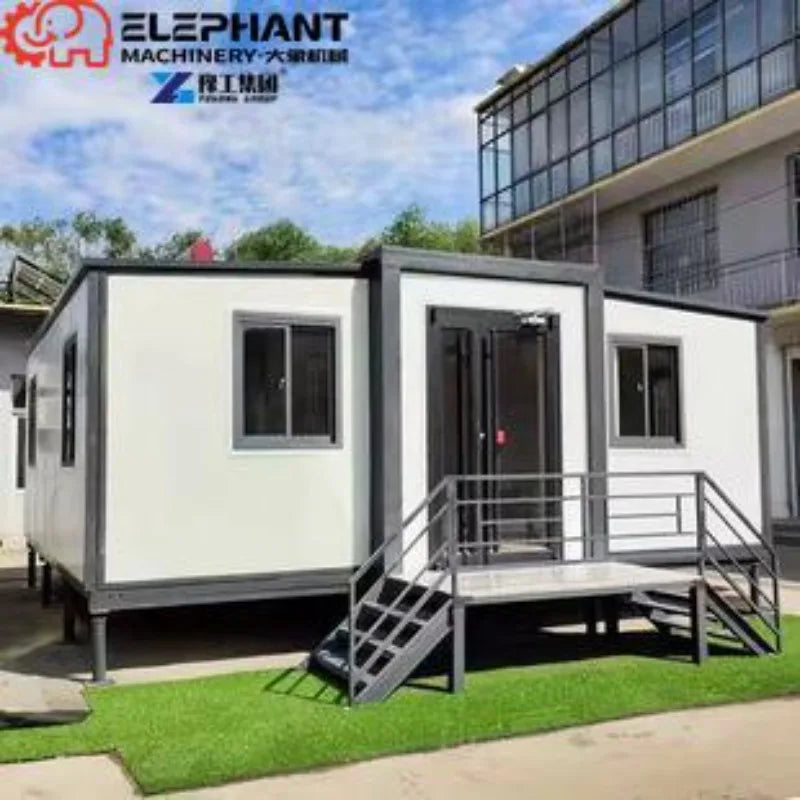 Prefabricated Modular Container House 20ft Fold Expand Tiny Home Full Complete Living Interior