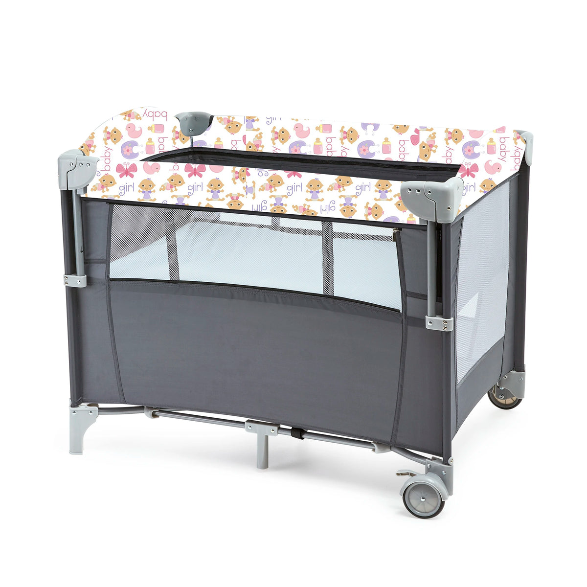 Pack n Play Portable Playard with Bassinet Baby Travel Crib with Changing Table Newborn to Toddler Folding Nursery Bed Playpen