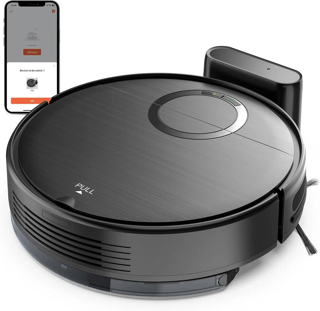 2-in-1 Robot Vacuum & Mop for Pet Hair, Strong Suction, Auto-Recharge, Smart App Control