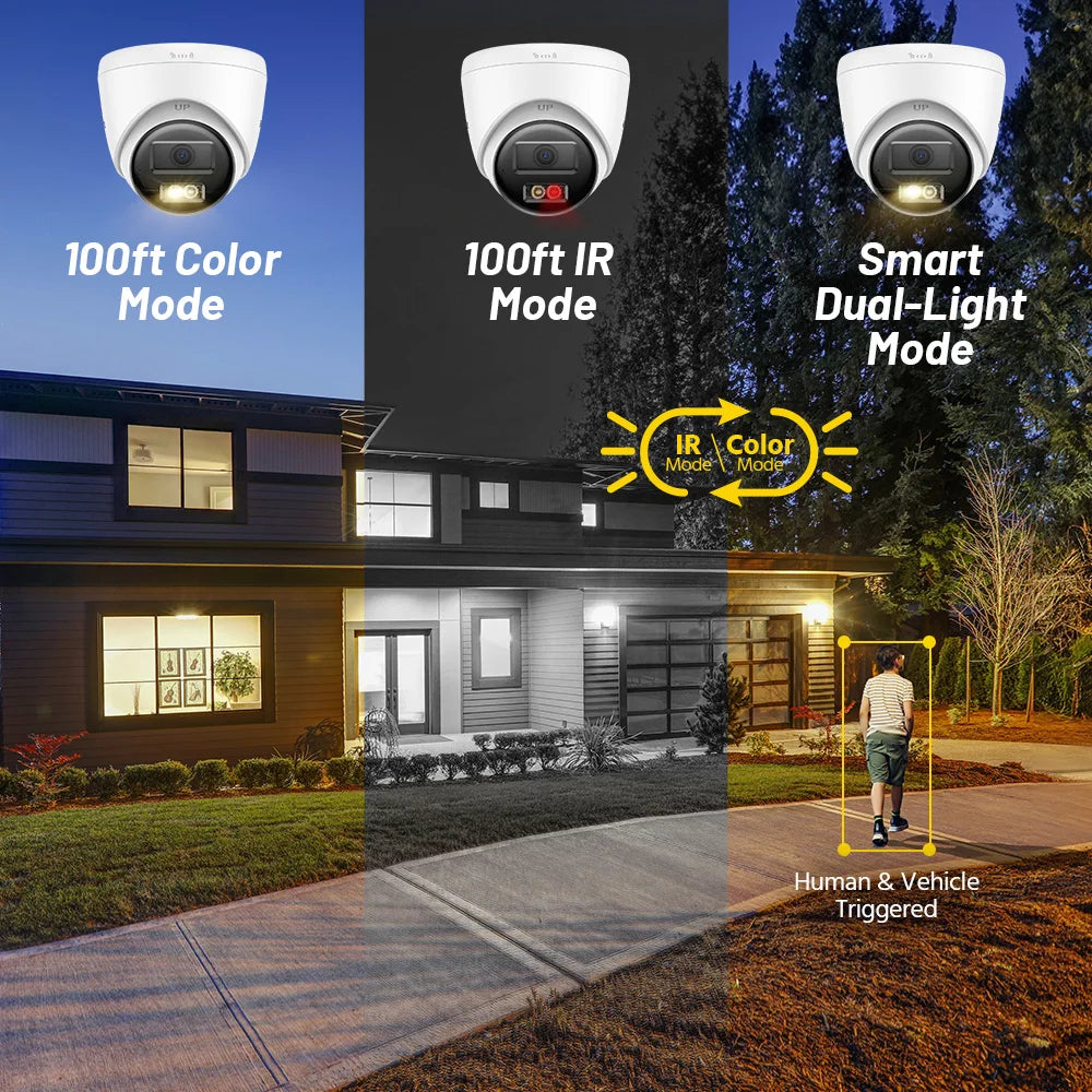 ANNKE 4K Security Camera System Ultra HD 8MP 16CH POE NVR Two-Way Audio Color Night Vision CCTV Video Surveillance Set