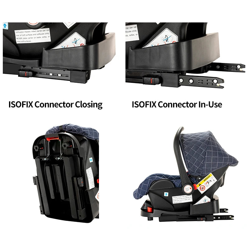 3 in 1 Luxury Pram High Landscape Baby Stroller with Reversible Seat Folding Pushchair for 0-36 Months Kids