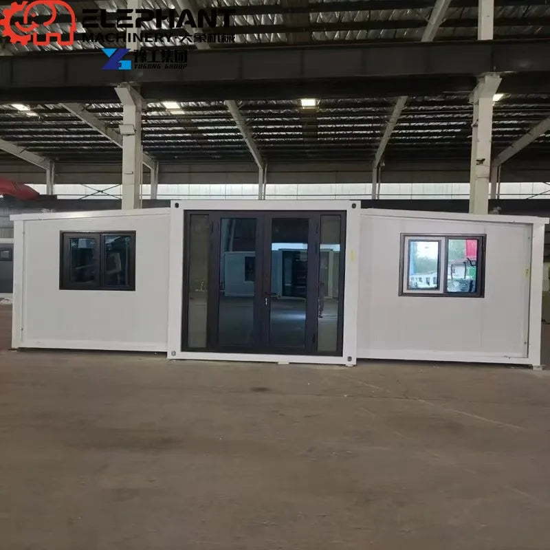 Prefabricated Modular Container House 20ft Fold Expand Tiny Home Full Complete Living Interior