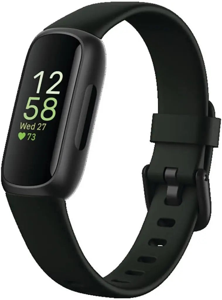 Health & Fitness Tracker with Stress Management, Workout Intensity, Sleep Tracking, 24/7 Heart Rate - Midnight Zen/Black