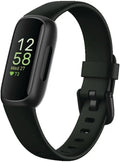 Health & Fitness Tracker with Stress Management, Workout Intensity, Sleep Tracking, 24/7 Heart Rate - Midnight Zen/Black
