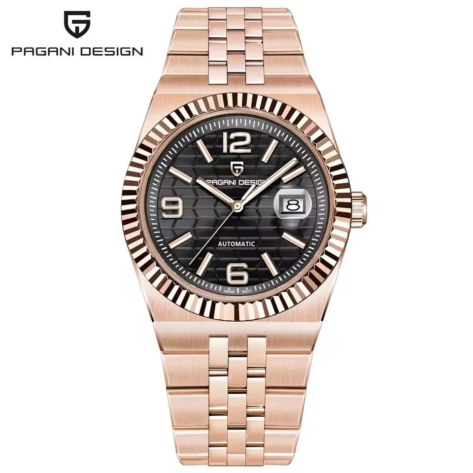 2026 PAGANI DESIGN New 3D Rhombus 40mm Dial Watch Luxury Mechanical Japan Movt Man watch Sapphire Waterproof All Steel Men watch