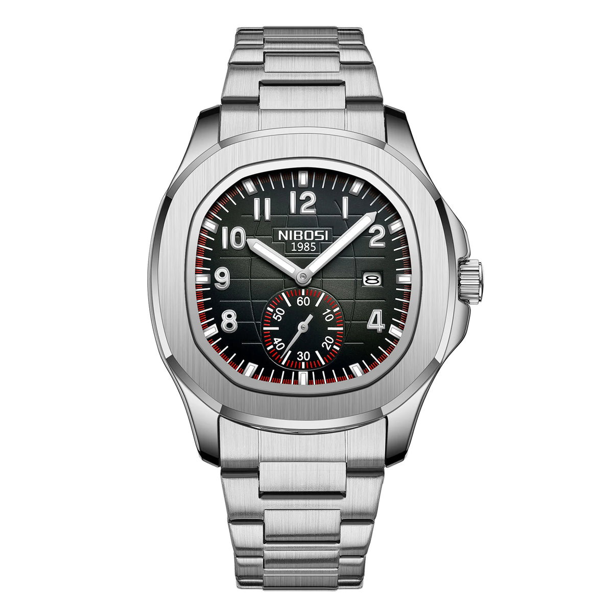 High-quality P-P Model 5711 ETA Automatic Cal. 240 Movement 9.9mm Ultra-thin Stainless Steel Case Sapphire Crystal 5BAR Water
