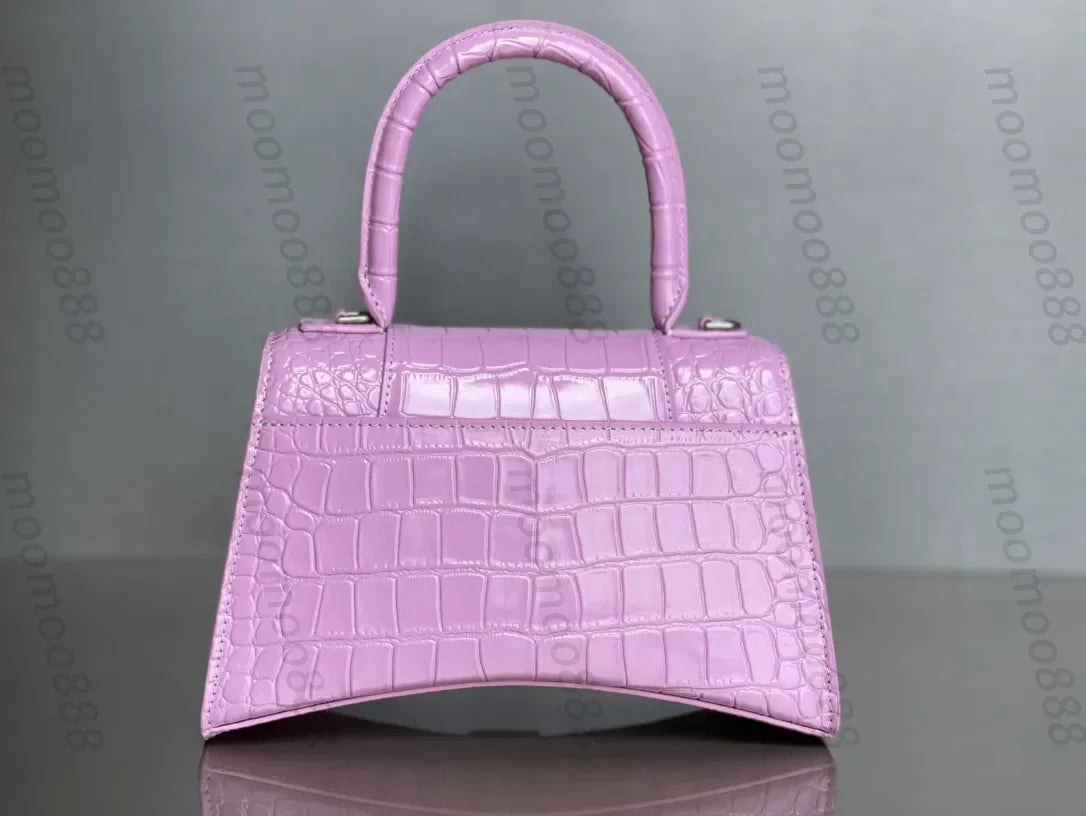 12A All-New Mirror Quality Designer Small Hourgalss Bags Womens Luxurys Genuine Leather Handbags Flap Gold Bag Purse Crossbody B