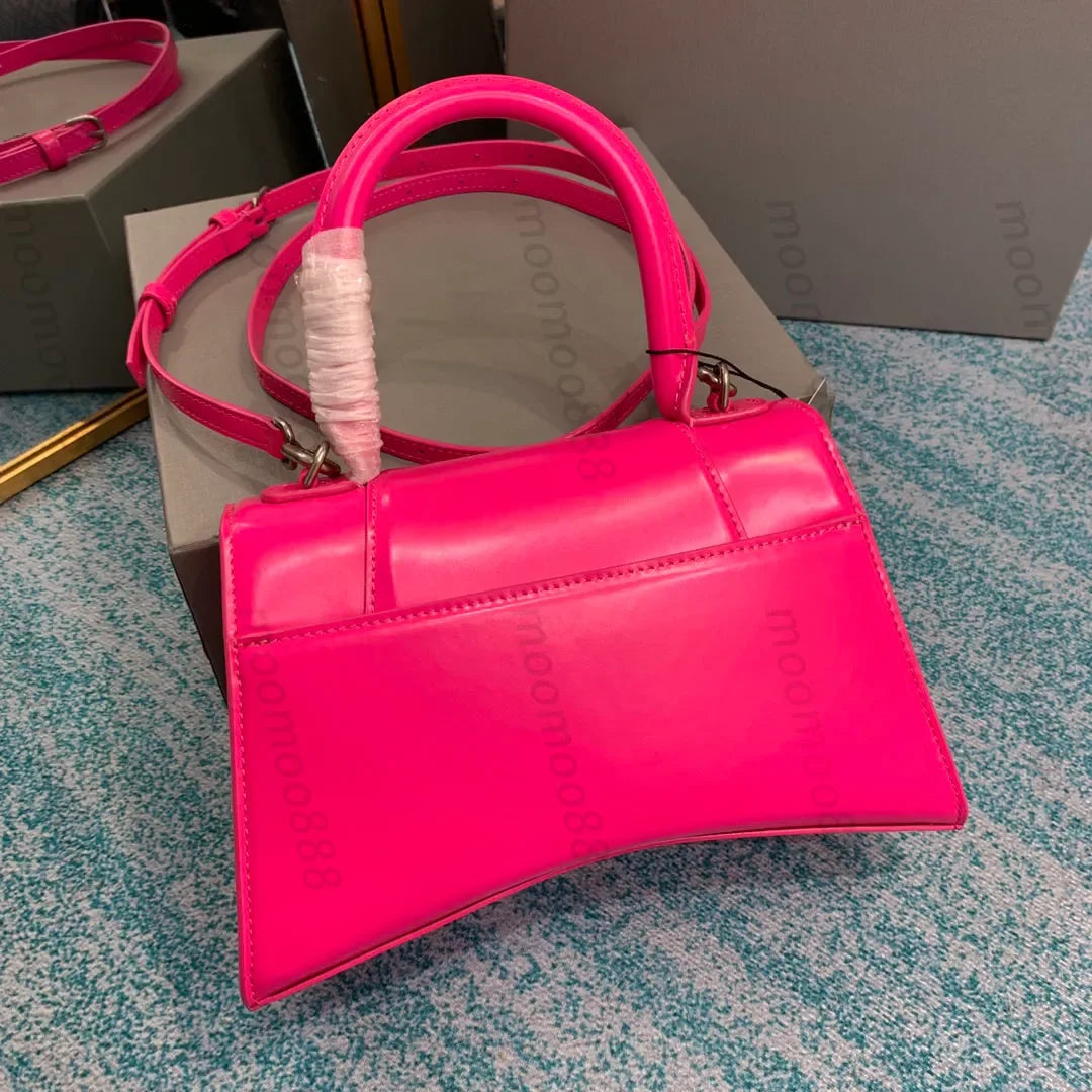 12A All-New Mirror Quality Designer Small Hourgalss Bags Womens Luxurys Genuine Leather Handbags Flap Gold Bag Purse Crossbody B
