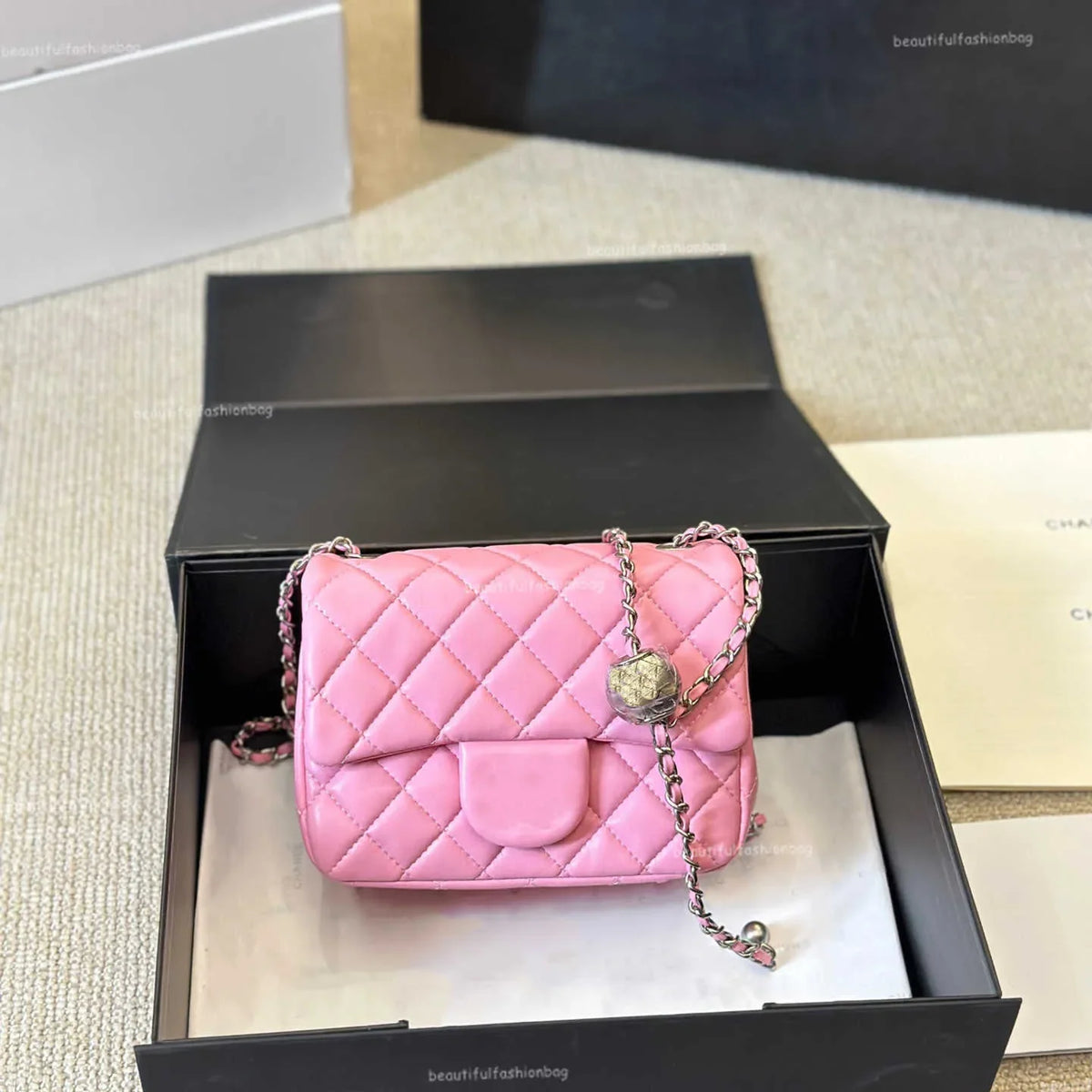 New 2025 Color Designer Shopping Crossbody Diamond Lattice Soft Shoulder Bag Gold Ball Woc Chain Flap Leather Cowhide Hasp Belts