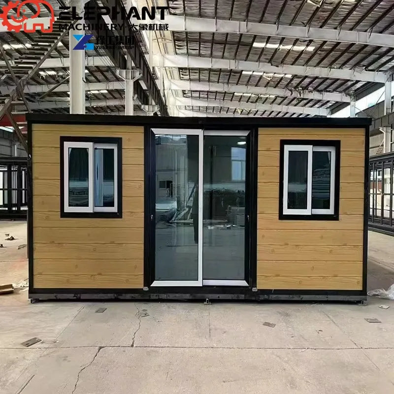 Prefabricated Modular Container House 20ft Fold Expand Tiny Home Full Complete Living Interior