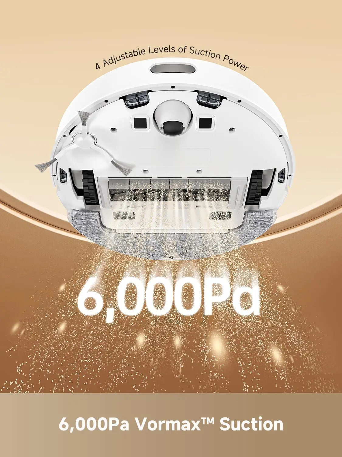 Gen 2 Self-Emptying Robot Vacuum and Mop, 90-Day Cleaning, 6000 Pa Suction, LiDAR Navigation, Wi-Fi Connected