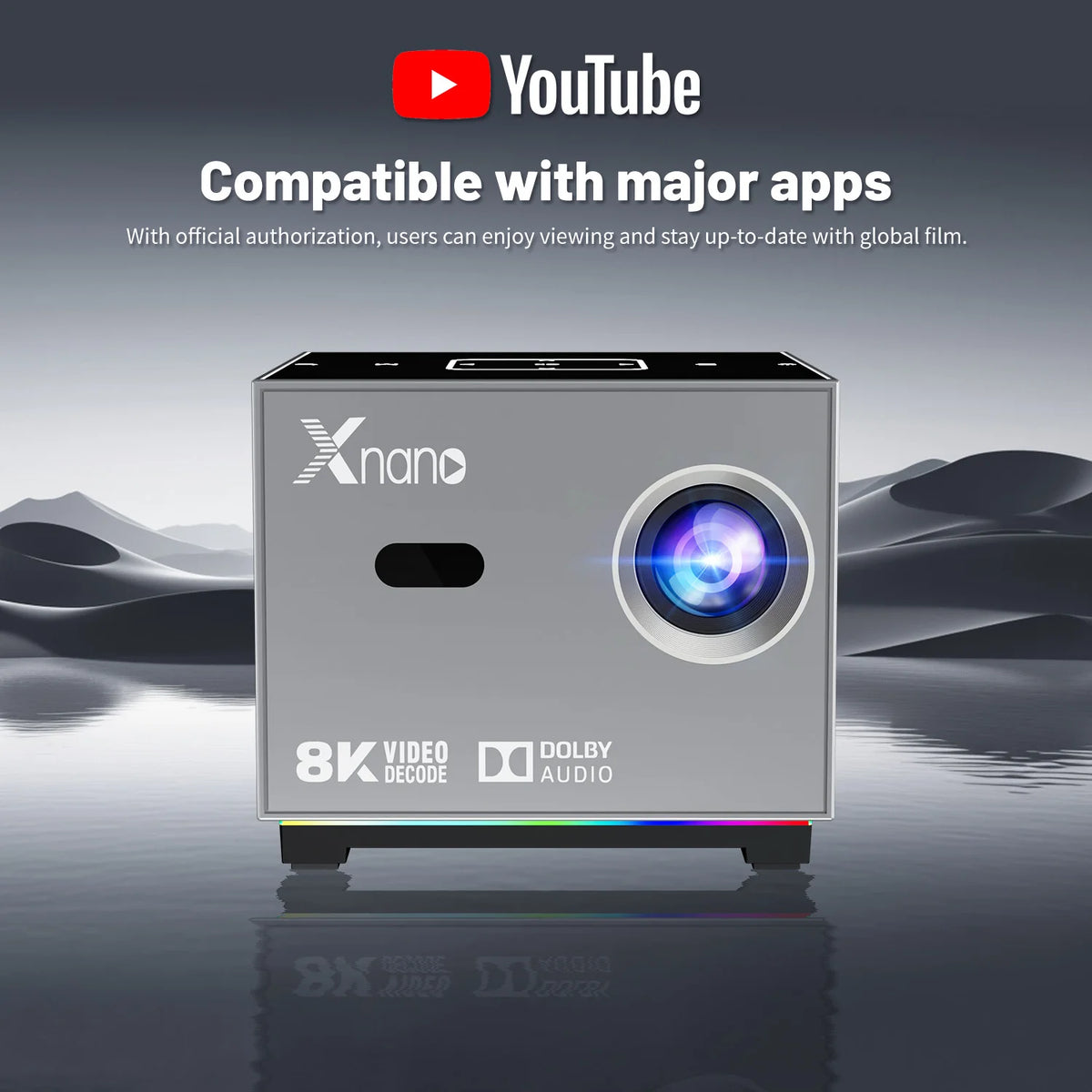 Portable Projector Wifi Bluetooth Led Smart Voice Remote Control Digital Projector Full HD 1080P Projector 4k Game Projectors