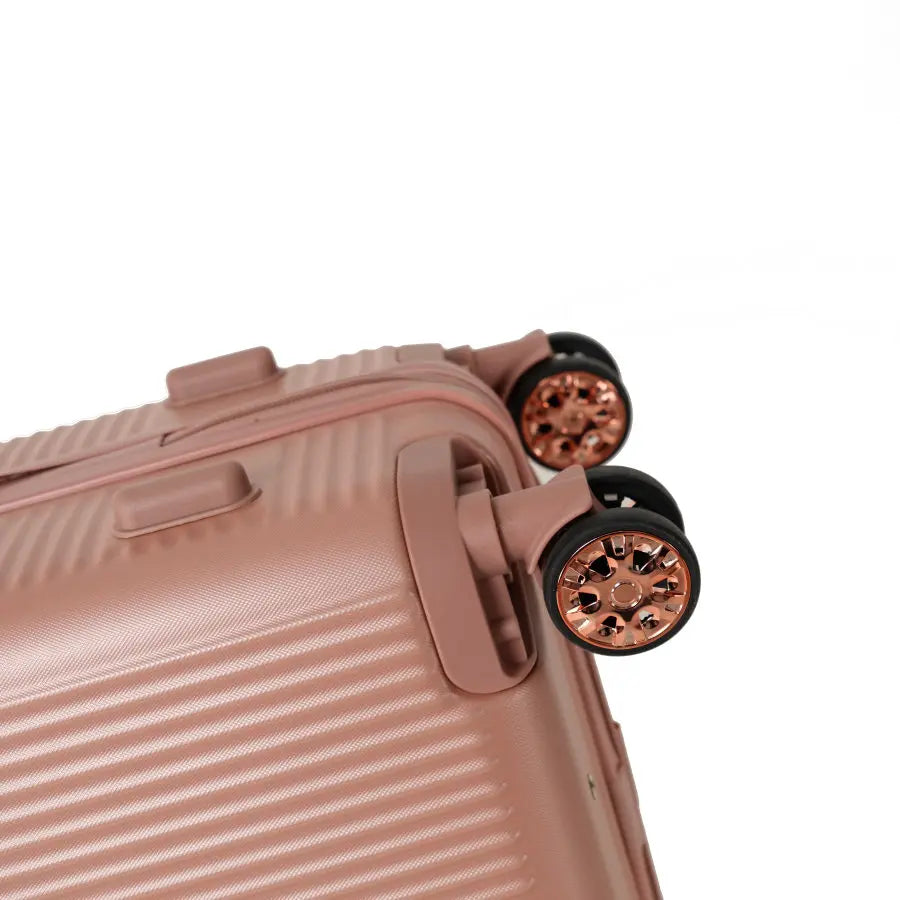 4-piece hard luggage set for travel, polycarbonate, black, 360 dual-rotating wheels with password lock and lightweight universa